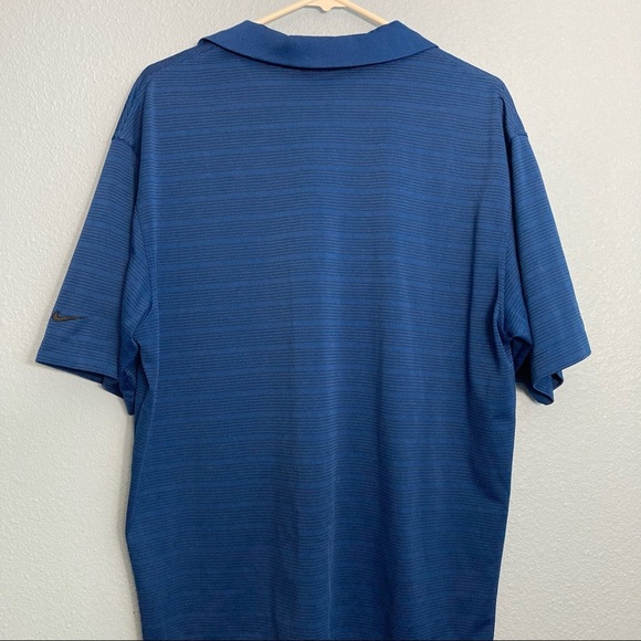 Nike Golf Polo Tee - Blue - Large - Long Torso - Picture 7 of 9